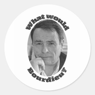 Vad skulle Bourdieu göra? Runt Klistermärke