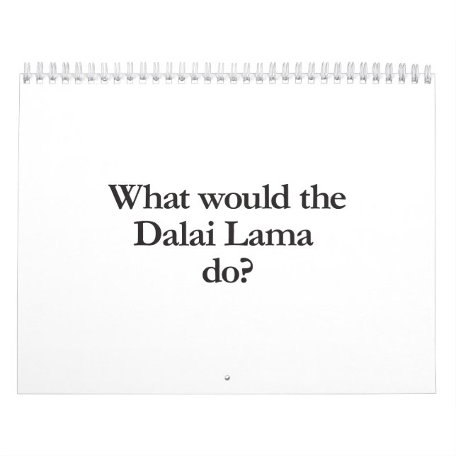 Vad skulle dalai lama göra? kalender (Omslag)