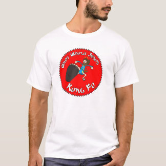 Vad skulle den Jesus kung fu T Shirt