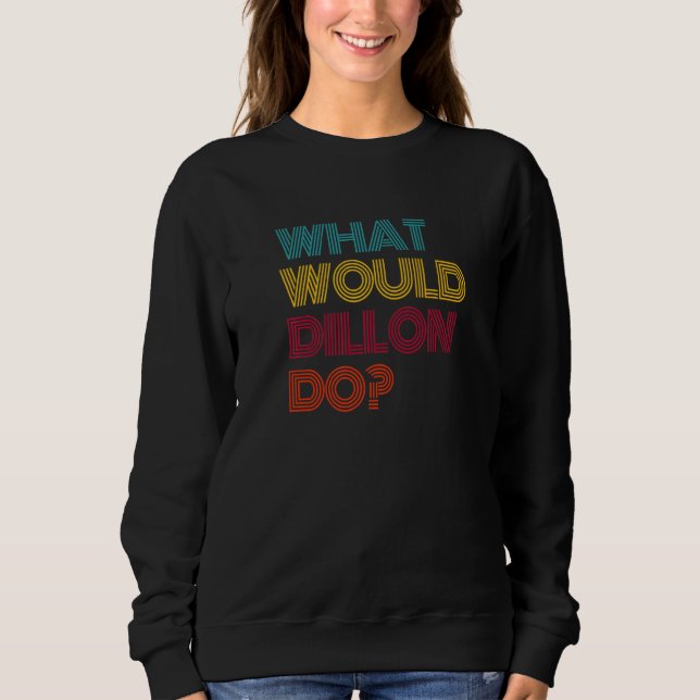 Vad skulle Dillon göra Jag älskar Dillon Premium T Shirt (Framsida)