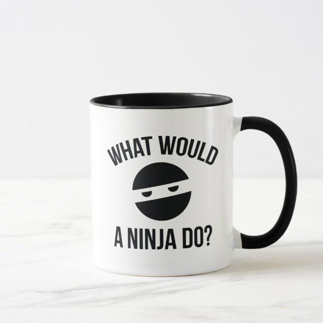 Vad skulle en Ninja göra? Mugg (Höger)