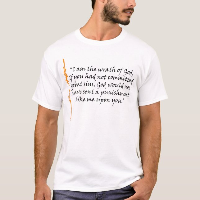 "Vad skulle Genghis Khan gör?", T-tröja för T-shirt (Framsida)