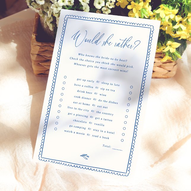 Vad skulle hon hellre Möhippa spel? (Card Front Mock-up)