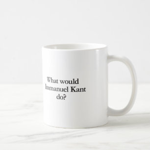 Vad skulle immanuel kant göra? kaffemugg