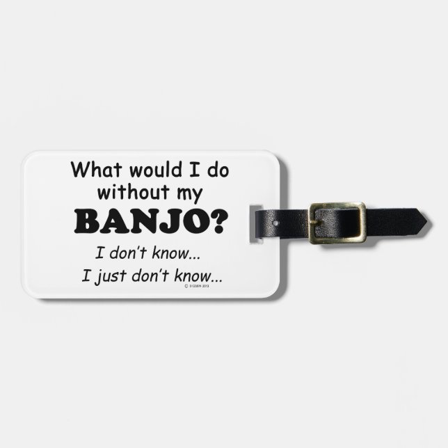 Vad skulle jag göra, Banjo Bagagebricka (Horisontell Framsida)