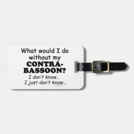 Vad skulle jag göra, Contrabasson? Bagagebricka