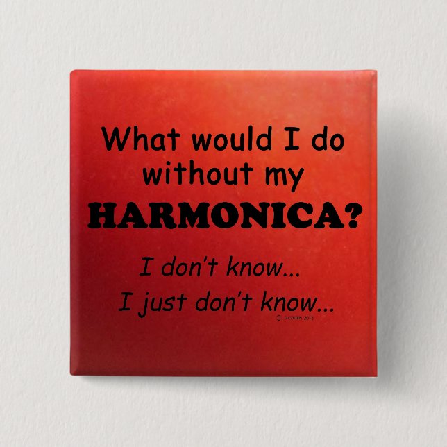 Vad skulle jag göra, Harmonica? Knapp (Framsida)