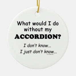 Vad skulle jag göra? julgransprydnad keramik