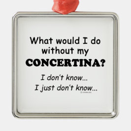 Vad skulle jag göra? julgransprydnad metall