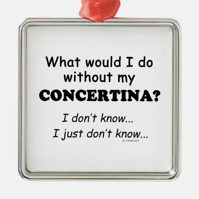 Vad skulle jag göra? julgransprydnad metall (Framsidan)