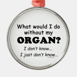 Vad skulle jag göra? julgransprydnad metall