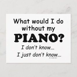 Vad skulle jag göra, Piano Vykort