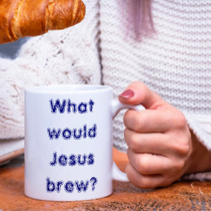 Vad skulle Jesus göra? Två-Tonad Mugg