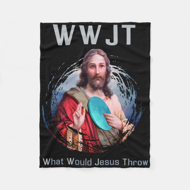 Vad skulle Jesus kasta om det? Fleecefilt (Framsidan)