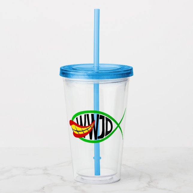 Vad skulle Joker göra? Take Away Mugg (Framsida)