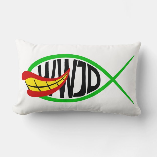 Vad skulle Jokern göra? Lumbarkudde (Framsida)