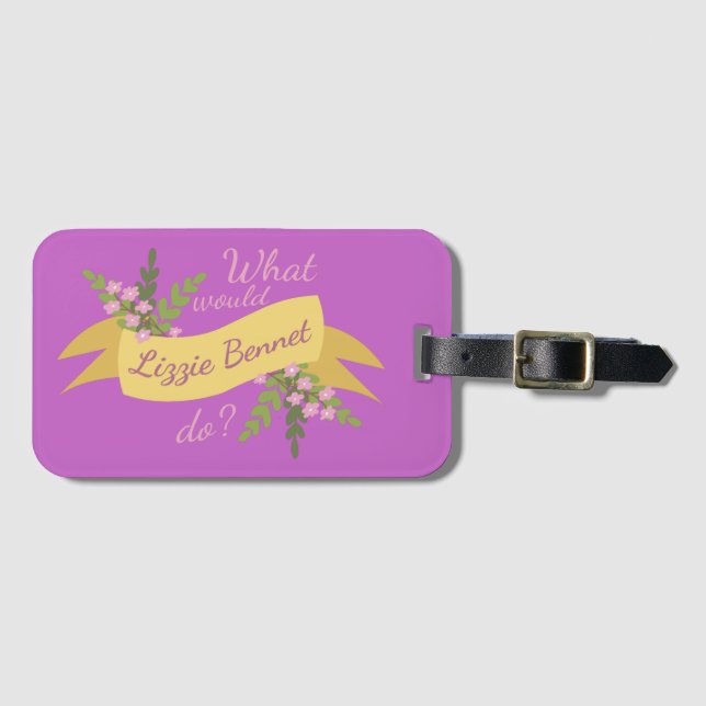 Vad skulle Lizzie Bennet göra? II Bagagebricka (Framsida horisontal)
