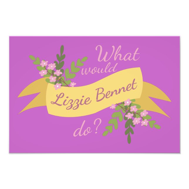 Vad skulle Lizzie Bennet göra? II Fototryck (Framsidan)