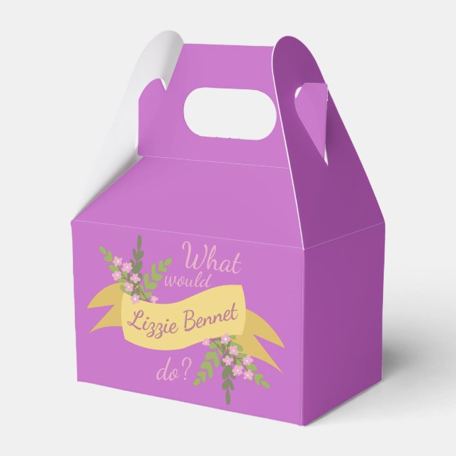 Vad skulle Lizzie Bennet göra? II Presentaskar (Framsidan Sidan)