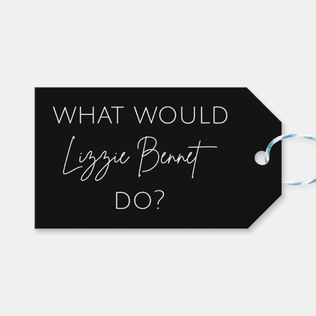 Vad skulle Lizzie Bennet göra? Presentetikett (Framsidan (Horisontell))