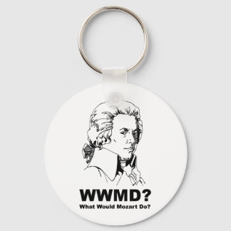 Vad skulle Mozart göra? Nyckelring