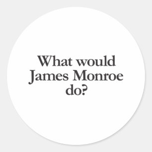 Vad skulle stoppa monroe? runt klistermärke