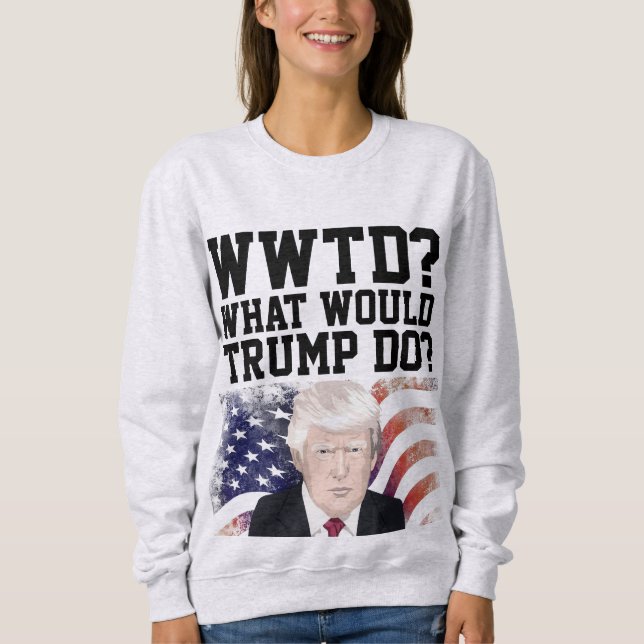 VAD SKULLE TRUMP GÖRA 2024? T-SHIRTS (Framsida)