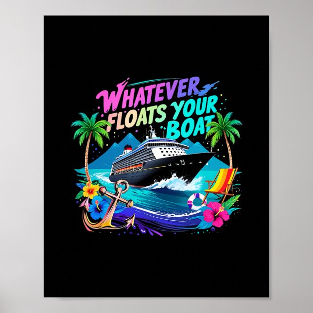 Vad som än flyter din båt Kryssning Sällskap Team  Poster (Framsidan)