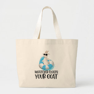 Vad som än flyter din get Rolig Totebag – Söt Jumbo Tygkasse