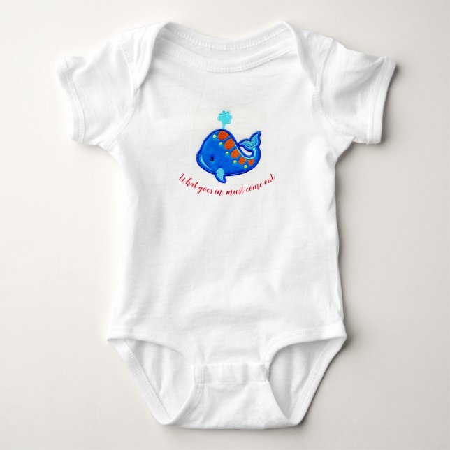 "Vad som går in-must kom out" T Shirt (Framsida)