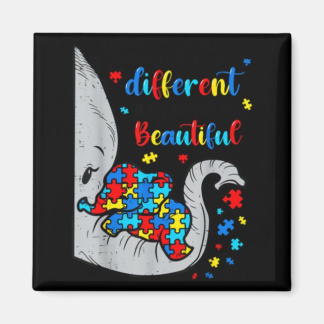 Vad som gör olika vacker elefant för mamma magnet (Framsidan)