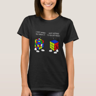 Vad som hände i går kväll i Kute Speed Cubing T Shirt