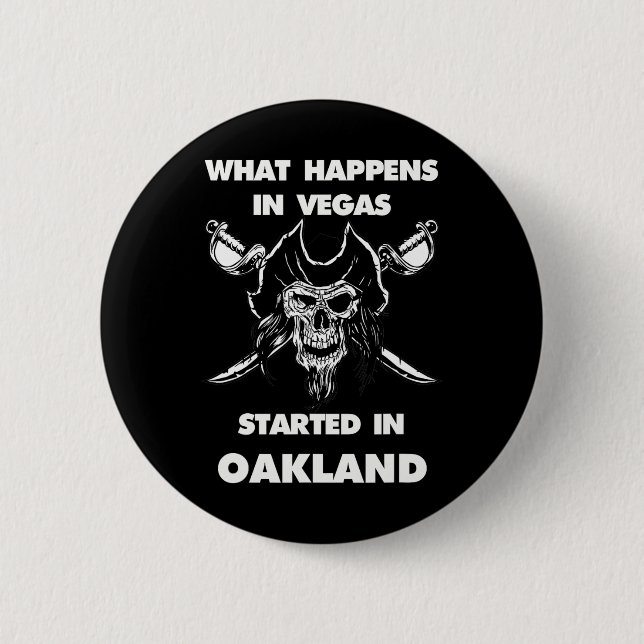 Vad som händer i Vegas började i Oakland Knapp (Framsida)