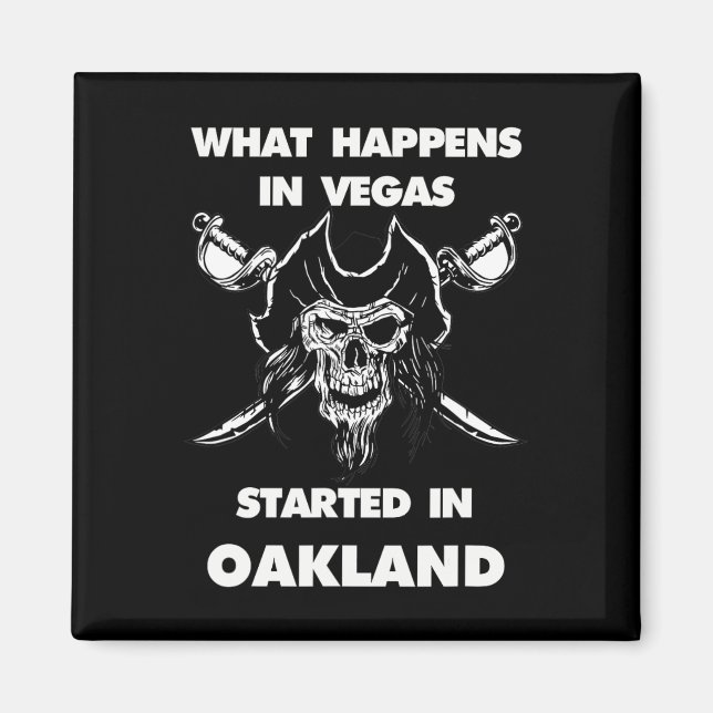 Vad som händer i Vegas började i Oakland  Magnet (Framsidan)