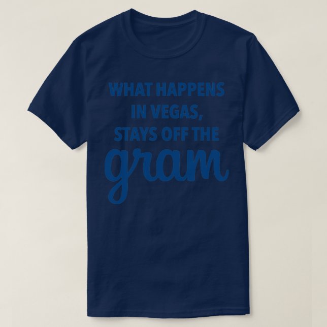 Vad som händer i Vegas stannar utanför Party lik T Shirt (Design framsida)