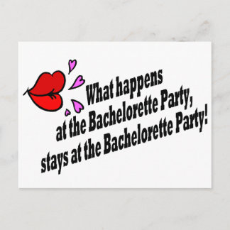 Vad som händer på Bachelorette-partiet... Vykort