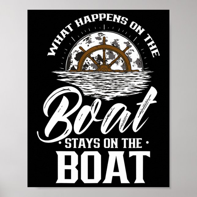 Vad som händer på båtstationerna på skepparen poster (Framsidan)