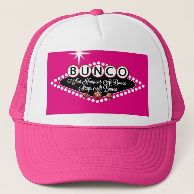 Vad som händer på Bunco stannar på Bunco Kul Truckerkeps (Framsida)