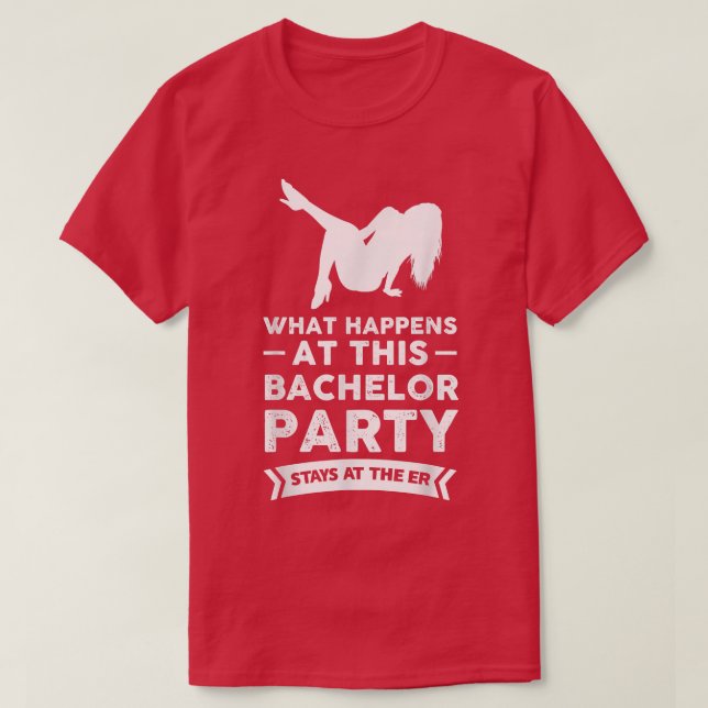 Vad som händer på denna sängvätning kvarstår på E T Shirt (Design framsida)