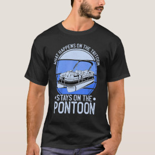 Vad som händer på Pontoon-stationen på Pontoon 2 T Shirt