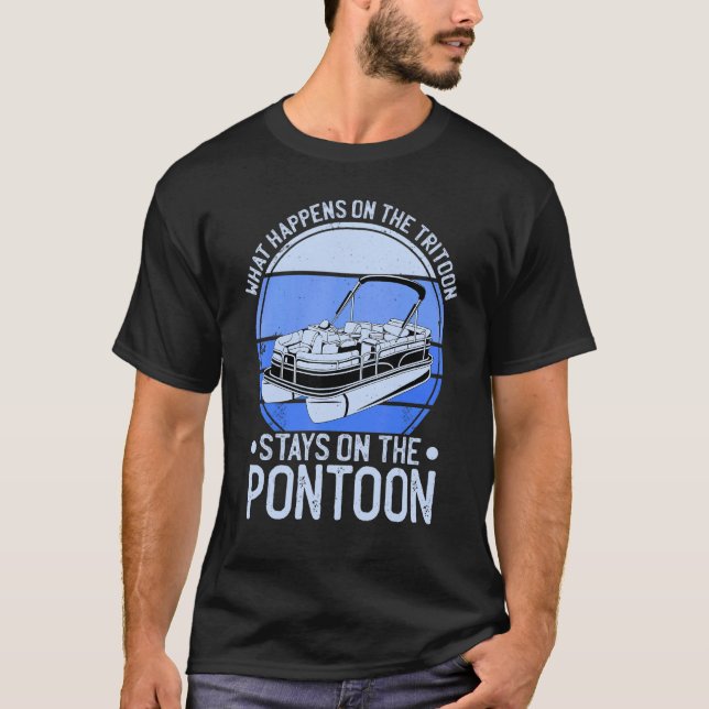 Vad som händer på Pontoon-stationen på Pontoon 2 T Shirt (Framsida)