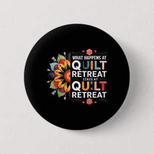 Vad som händer på Quilt Retreat Fabric Ss Sy Knapp