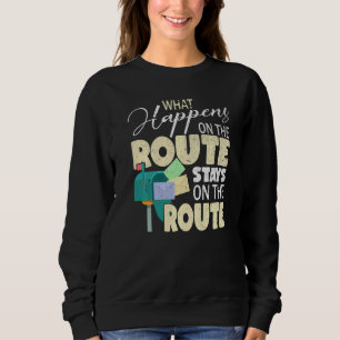 Vad som händer på sträckan Postman Mail Ca T Shirt