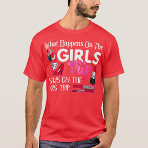 Vad som händer på tjejresan stannar Henparty T Shirt