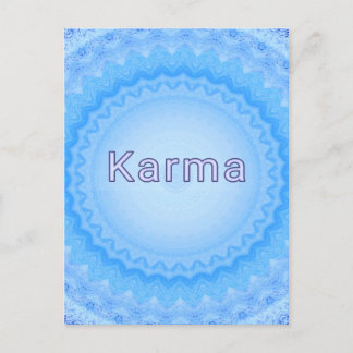 Vad som händer runt.. Mjuka pastellpositiva "Karma Vykort