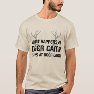 VAD SOM HÄNDER VID HJORT CAMP STAYS VID HJORT CAMP T SHIRT