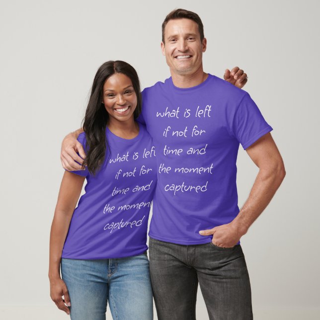 Vad som Lämnas för grundläggande Mörk T-Shirt (Unisex)