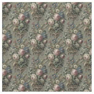 Vad som Ljuger nedanför Bloom - Gothic Dense Tile Tyg