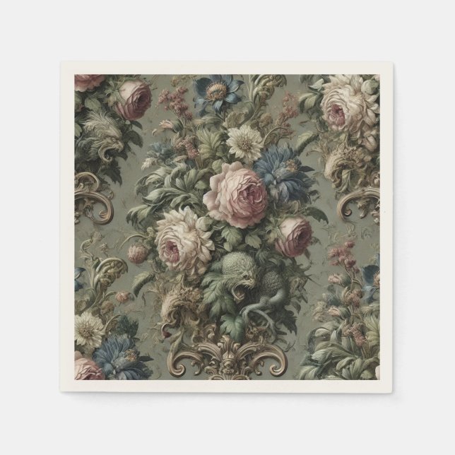 Vad som Ljuger under Bloom - Gothic Victorian Pappersservett (Framsidan)