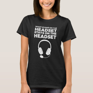 Vad som sägs om Headset Theater Music Crew Tec T Shirt